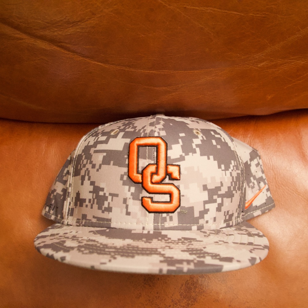 Nike Oklahoma State Camo Hat (Size 7 3/4)